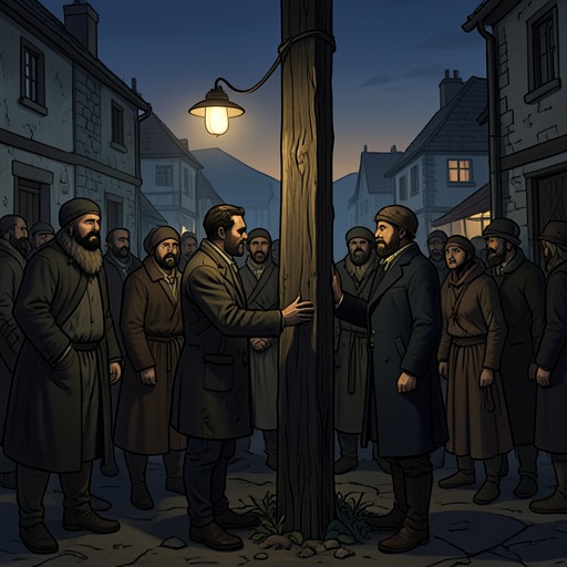 The Public Story and the Private Truth from "The Murder of Roger Ackroyd". This flow follows how public reports and village assumptions repeatedly misstate events before private knowledge corrects them.