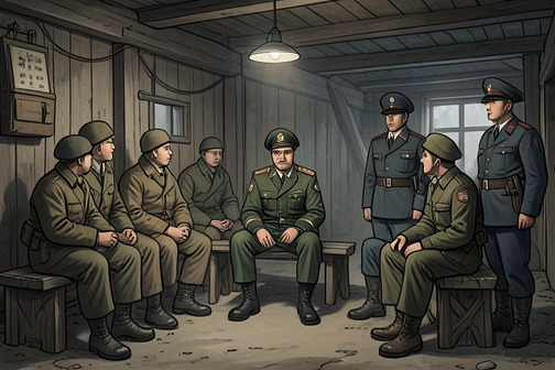 Boris Gromov’s Takeover of the Siberian POW Camp from "The Wind-Up Bird Chronicle". Boris Gromov’s takeover of the Siberian POW camp turns a secret bargain for limited Japanese self-government into a system of indirect control.