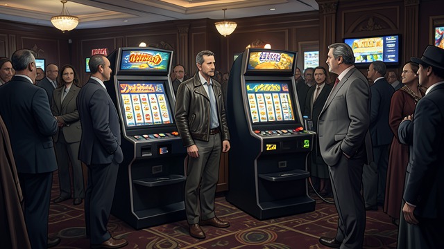 帕克·比弗顿的 jackpot 脱身,《固有缺陷》中的场景。发现帕克·比弗顿 双双中奖 两台老虎机同时中头奖时,多克认出了埃纳尔身旁的帕克·比弗顿。埃纳尔消失了,帕克则被两笔奖金夹在中间,宁可逃走也不去领取其中任何一笔。 短暂的局势逆转 多克和蒂托·斯塔夫鲁领走了奖金,把赌场里嘈杂的骚动变成掩护,帮助他们寻找的那些人脱身。帕克仍然在逃,但多克已经确认他就在附近。