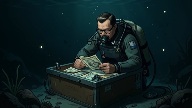 The Sunken Cargo from "Inherent Vice". An Unusual Salvage Lagan on the Seabed Sauncho Smilax tells Doc that federal divers have recovered containers of currency from a location associated with the…