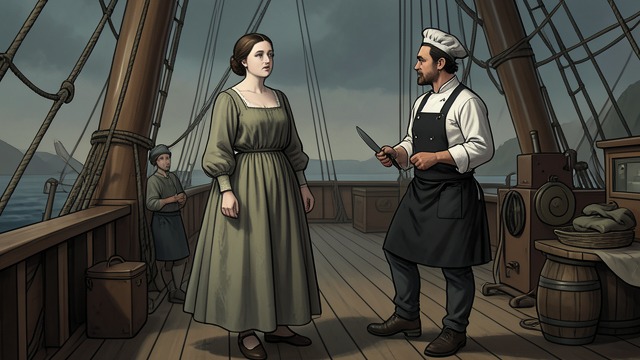 Taken to the Schooner from "Inherent Vice". A Departure Under Pressure An Unchosen Passage Shasta says that men took her to San Pedro and put her aboard the Golden Fang.