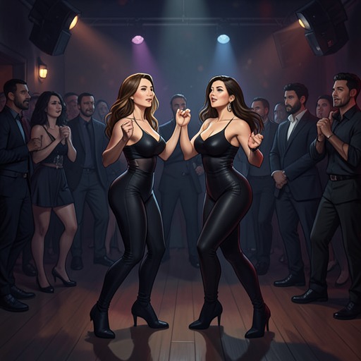 Jade and Bambi in the Fang's Orbit from "Inherent Vice". This flow follows Jade and Bambi's partnership as it carries them through massage work, club life, pursuit, and increasing awareness of the Golden Fang's reach.