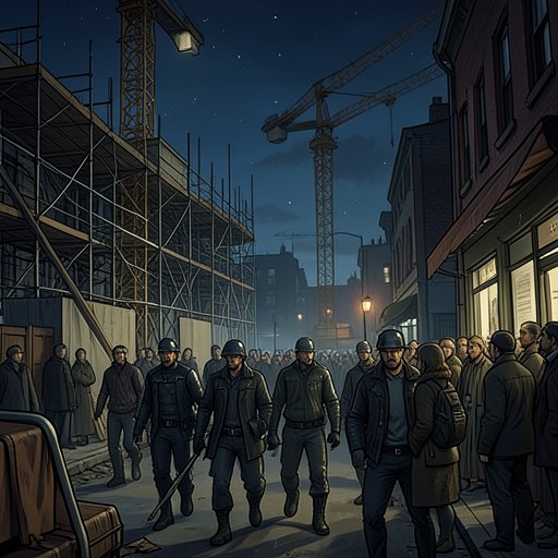 The Channel View Raid from "Inherent Vice". This flow follows how a real-estate development becomes the site of displacement, a covert armed assault, Glen Charlock's death, and Mickey Wolfmann's…