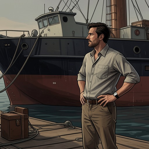 Sauncho and the Preserved from "Inherent Vice". This flow follows Sauncho Smilax's fascination with the Golden Fang schooner and his effort to turn a mysterious vessel into a legal and personal possibility.