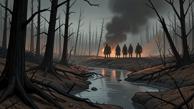 The Fire and Its Aftermath from "The Tommyknockers". The Fire and Its Aftermath Habitat consumed The fire sweeps through Big Injun Woods, Bobbi’s garden, and the surrounding township as the ship leaves.