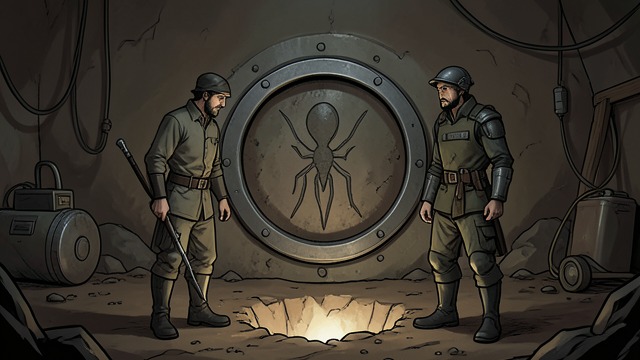 The Hatch Revealed from "The Tommyknockers". The Hatch Revealed A final feature After weeks of exhausting work, Bobbi and Gardener uncover a circular hatch marked with an alien symbol.
