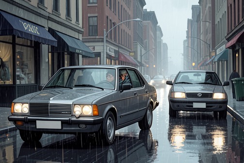 The Persistent Plymouth from "The Big Sleep". A gray Plymouth follows Marlowe through the rain. He confronts its driver, a small man who denies tailing him, and invites him to come to the office if he has…