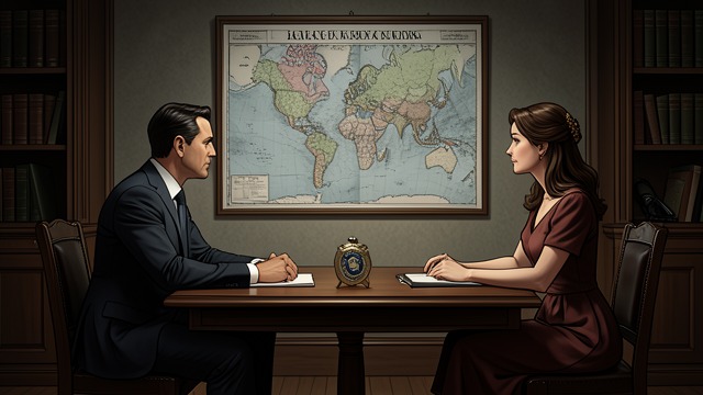 A Jurisdictional Clash from "The Big Sleep". A Jurisdictional Clash Two police offices meet At Taggart Wilde’s home, Bernie Ohls brings Carol Lundgren to a meeting with Captain Cronjager.