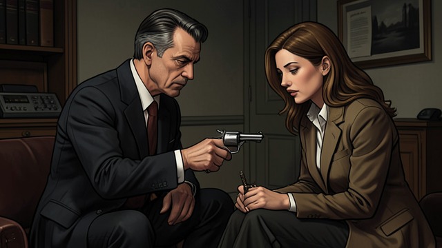 The Truth Shown to Vivian from "The Big Sleep". The Truth Shown to Vivian A physical exhibit Philip Marlowe places Carmen’s empty revolver on Vivian Regan’s knee and explains that Carmen fired all its…
