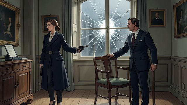 The Gun at Brody’s from "The Big Sleep". The Gun at Brody’s An armed demand Carmen enters Joe Brody’s apartment with the revolver and demands her photographs.