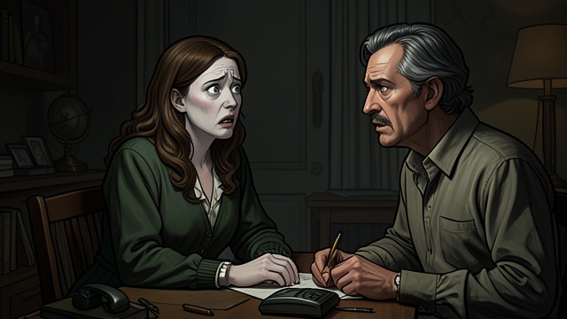 A Shared Secret from "The Big Sleep". A Shared Secret A frightened confession Carmen recognizes Philip Marlowe when he questions her about Geiger’s death.