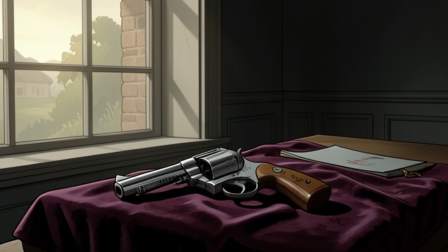 A Gift from Owen from "The Big Sleep". A Gift from Owen A personal token Carmen Sternwood’s small revolver bears an inscription from Owen Taylor.