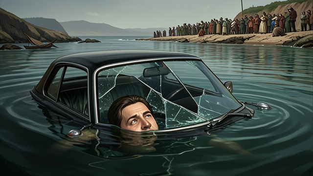 The Buick in the Water from "The Big Sleep". The Buick in the Water A death with competing explanations Owen Taylor’s Buick lies in the sea, and Taylor has a head wound.