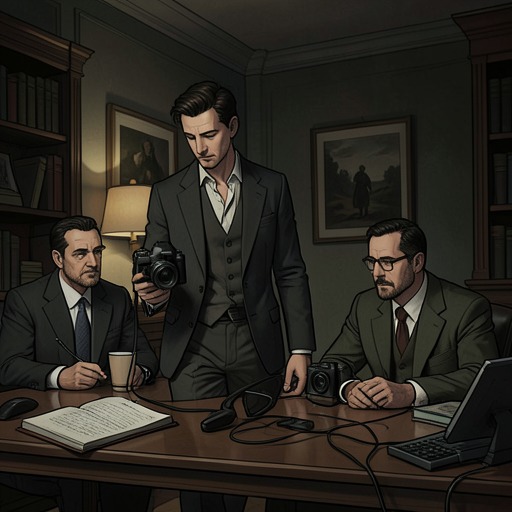 The Geiger Investigation from "The Big Sleep". Philip Marlowe’s inquiry into a blackmail demand uncovers a murder, an illicit business, and a much darker family secret.