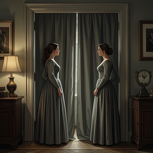 The Two Sisters’ Secret from "The Big Sleep". Vivian’s decision to conceal Carmen’s crime protects their father temporarily while allowing the danger to continue.