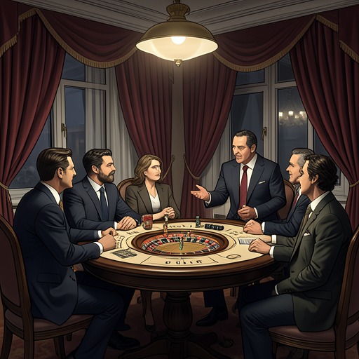 Eddie’s Protection Network from "The Big Sleep". Eddie Mars’s business relationships reveal a system in which gambling, intimidation, concealment, and hired violence reinforce one another.