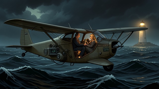 The Sea at Night from "Brave New World". A Wish for Freedom Conversation Bernard stops the aircraft above rough water and asks Lenina to share the experience without the radio.