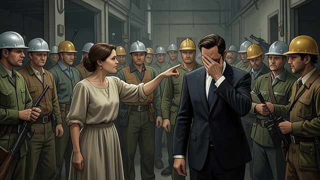 The Public Entrance from "Brave New World". The Past Is Named Recognition Linda enters the Centre and identifies the Director as Tomakin.