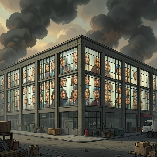 The State’s Stability Machine from "Brave New World". The novel follows a social order that uses biological design, conditioning, pleasure, and force to keep its population predictable.