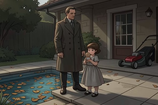 Rachel Wood溺亡事件,《末日逼近》中的场景。《雷切尔·伍德溺亡》是这样一件被回忆起来的往事——雷切尔极度悲痛,把安东尼·卡特拖进游泳池,溺水身亡。卡特在挣扎中活了下来,但事后将发生的一切视作托付给自己的秘密——这段经历将他对雷切尔的爱与面对她死亡时的无能为力交织在一起,也赋予了他们的关系一种最终而私密的意义。