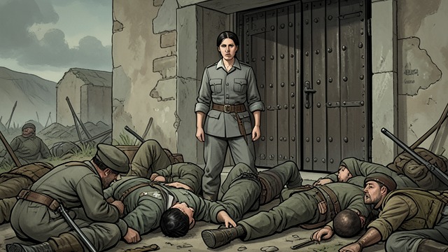 The Last Stand in the Cabin from "The Passage". The Last Stand in the Cabin A promise tested Alicia is bitten while defending the group. Peter faces the promise to kill her if infection takes her identity.