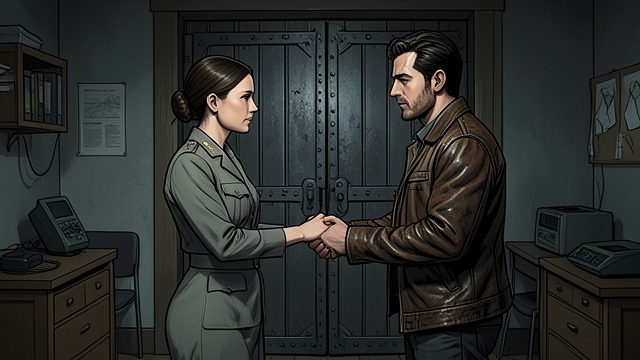 A Soldier’s Farewell from "The Passage". A Soldier’s Farewell A final conversation Peter tells Alicia that he understands why she must follow her oath.
