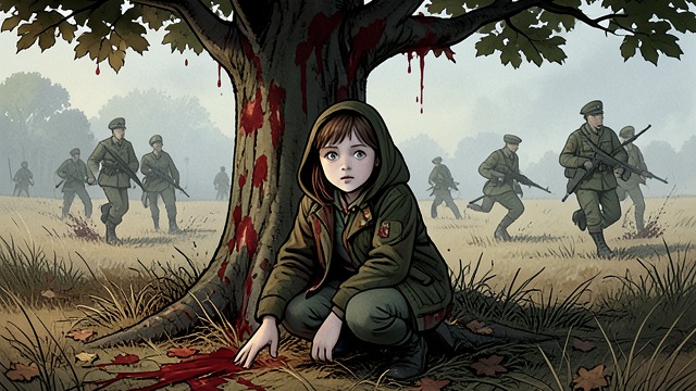 Lacey’s Field from "The Passage". Lacey’s Field A child survives violence Lacey hides while soldiers kill her family.