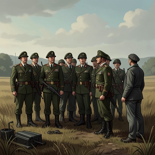 The Garrison and the Army from "The Passage". This thread follows Peter’s encounter with the surviving Texas army, which offers safety but cannot resolve the mystery that brought him west.