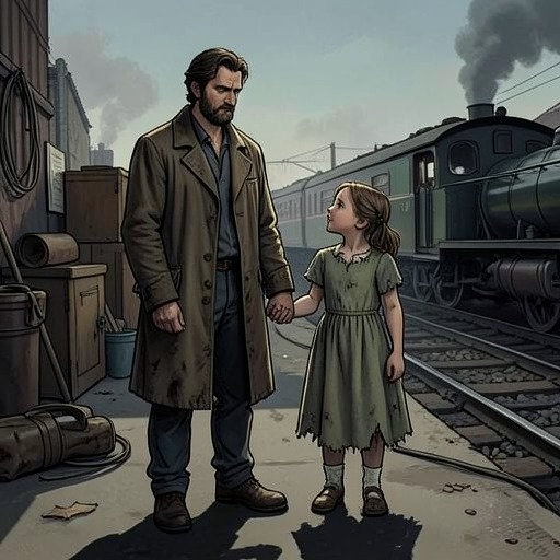 Amy and Wolgast Across Time from "The Passage". This thread follows the enduring bond between Amy and Wolgast, joining the child he saves to the father who once lost his daughter.