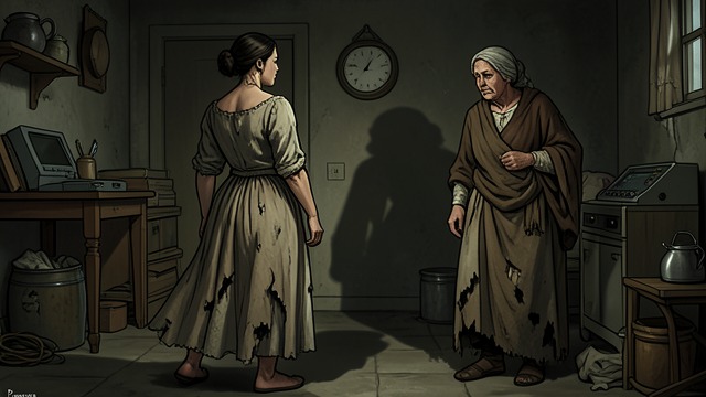 The Servant’s Grievance from "The House of Bernarda Alba". The Servant’s Grievance Cruelty Passed Downward Servant turns the Beggar Woman away, although she knows poverty herself.