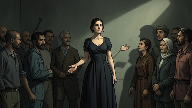 A Reputation in Command from "The House of Bernarda Alba". A Reputation in Command First Entrance Bernarda silences Servant and dictates the mourners’ behavior. Her authority is immediately physical as well as verbal.