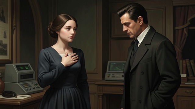 The Engagement Announced from "The House of Bernarda Alba". The Engagement Announced A Suitor’s Choice Pepe is expected to marry Angustias.