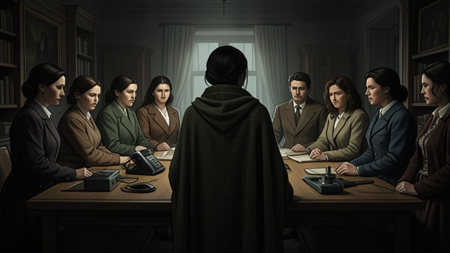 The Public Room from "The House of Bernarda Alba". The Public Room Ceremony and Exposure The first room receives the mourners and frames Bernarda’s public authority.
