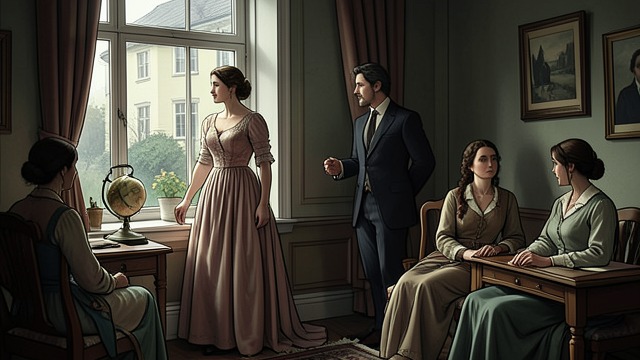 Watching Him Pass from "The House of Bernarda Alba". Watching Him Pass Attraction Through Distance The sisters hurry to see Pepe when he approaches, and Adela initially pretends not to care.