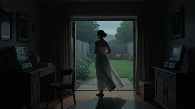 White in the Night from "The House of Bernarda Alba". White in the Night A Bright Figure Adela appears in a white petticoat and bodice against the nearly dark stage.