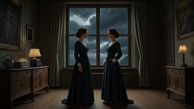 The Storm Foreseen from "The House of Bernarda Alba". The Storm Foreseen Private Recognition Poncia tells Servant that the house is filled with tension and that the women’s conflict will sweep them all away.