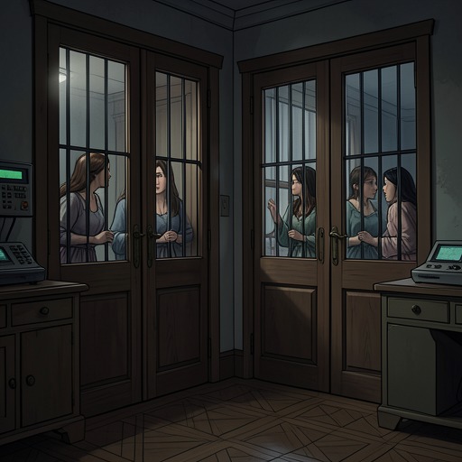 Enclosure and Escape from "The House of Bernarda Alba". Doors, windows, walls, and imagined journeys chart the women’s longing to leave a household that repeatedly converts escape into further confinement.