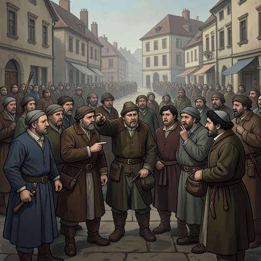 The Village’s Judgment from "The House of Bernarda Alba". Public gossip and collective punishment enforce the village’s sexual code and foreshadow the family’s attempt to control the story of Adela’s death.