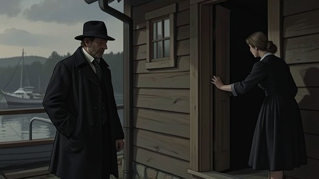 A Stranger at the Lake from "The Secret of Chimneys". A French Visitor Appears Anthony Cade encounters a neatly dressed, black-bearded stranger near the boathouse and accepts his claim that he has lost his way to…