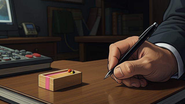 The Hidden Match Clicks from "The Secret of Chimneys". A Color Recognized Anthony Cade notices that the matchbox Hiram P. Fish lends him contains a pink match with a yellow head, like the one found in the passage.