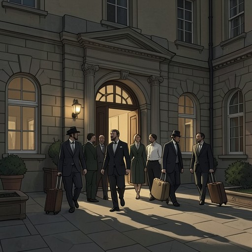 Country-House Hospitality Under Strain from "The Secret of Chimneys". This thread traces how the rituals of English hospitality persist through murder, surveillance, and political bargaining at Chimneys.