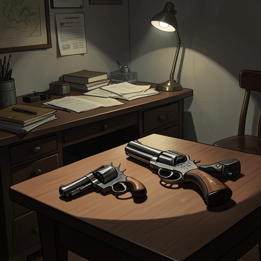 The Real and False Revolver Leads from "The Secret of Chimneys". This thread traces how the missing murder weapon shifts suspicion toward Herman Isaacstein before its planting is exposed.