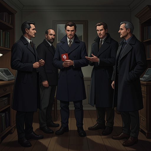 The Comrades and the Criminal Alliance from "The Secret of Chimneys". This thread traces the Comrades of the Red Hand from revolutionary hostility to their uncertain cooperation with King Victor’s search for the jewel.
