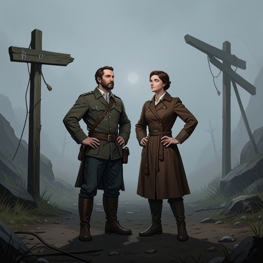 Anthony and Virginia’s Partnership from "The Secret of Chimneys". This thread traces Anthony Cade and Virginia Revel from an emergency alliance to reciprocal trust and marriage.