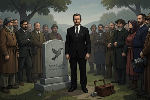 George Stark's fictitious funeral and gravestone unveiling from "The Dark Half". George Stark's fictitious funeral and gravestone unveiling turn Thad Beaumont's attempt to put his pseudonym behind him into a public act with consequences he…