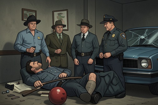 Homer Gamache is murdered from "The Dark Half". Homer Gamache’s murder is the first killing in the case that draws Thad Beaumont’s own identity and his pen name, George Stark, into the same explanation.