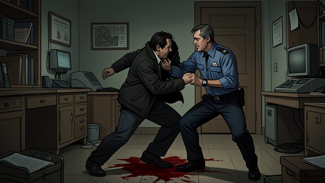 Donaldson in the Hallway from "The Dark Half". Donaldson in the Hallway An attack at his door Michael Donaldson is attacked while returning to his apartment.