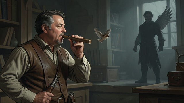 Writing the End from "The Dark Half". Writing the End A last written act Thad writes the sparrow words and blows the bird-call as Stark resists.