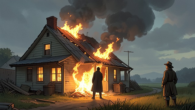 The Final Cover Story from "The Dark Half". The Final Cover Story Evidence made unusable Alan and Thad decide to burn the wrecked house and Toronado, knowing the scene cannot be explained credibly.