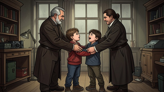 A Shield of Small Bodies from "The Dark Half". A Shield of Small Bodies Witnesses to conflict The twins remain in the study while Thad and Stark write together.